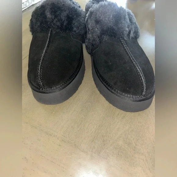 Stelle genuine suede platform slippers size 7 - Picture 7 of 8